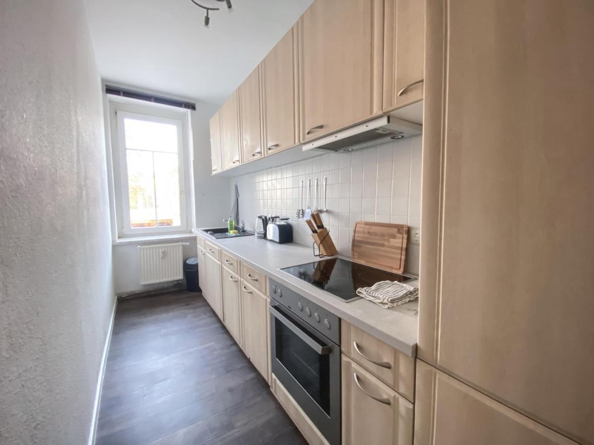 Stilvolle 2 Zimmer Wohnung Mit Kueche, Tv, Waschmaschine Leipzig Exterior foto